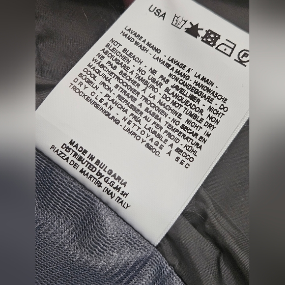 L(!)W BRAND Luxe Navy blue Hooded Jacket - Picture 7 of 7